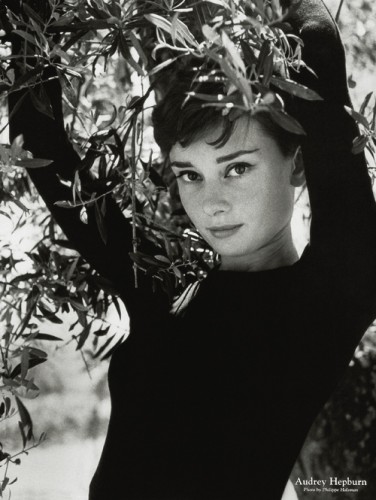 Audrey Hepburn, jeune, et naturelle